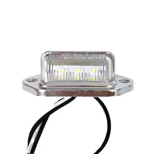 Led License Number Plate Light 12v 6 Led For Rv Truck Trailer Led Tail Light License Plate Lights Lamp Car Accessories