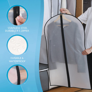 Giá Tốt Nhất Tủ Quần Áo Lưu Trữ Có Thể Giặt Treo Trong Suốt Túi May Mặc Cho Phù Hợp Với Ăn Mặc Ẩm Ướt Bằng Chứng Bụi Bằng Chứng Tổ Chức - Product Image 4