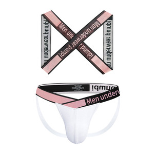 Conjunto Deportivo Sexy para Hombre, de Cintura Baja, con Tirantes de Hombro y Tirantes Cruzados, 100% Algodón, Ecológico y Transpirable - Product Image 6