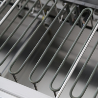 Machine de gril d'acier inoxydable de gril de BBQ sans fumée électrique à grande vitesse commerciale