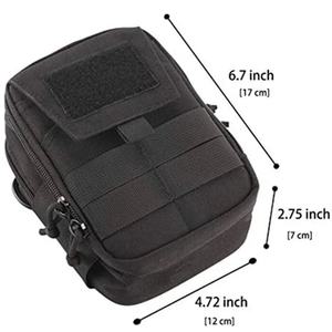 กระเป๋าคาดเอวไนลอนอเนกประสงค์, กระเป๋าคาดเอวกันน้ำกระเป๋าคาดเอวสำหรับปีนเขาวิ่งใช้งานได้จริง - Product Image 6