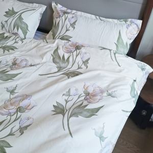 Juego <span class=keywords><strong>de</strong></span> Funda Nórdica <span class=keywords><strong>de</strong></span> 3 Piezas con Estampado <span class=keywords><strong>de</strong></span> Hojas Verdes en Poliéster - Product Image 5