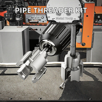 Kit de filetage pour tuyaux d'eau PPR 1/2 3/4 pouce, outil de filetage pour perceuse électrique, métal