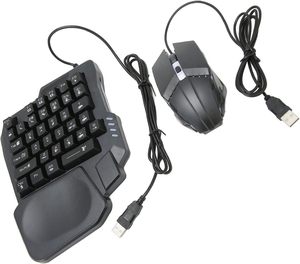 Combo de Teclado y Ratón para Juegos con Cable 4 en 1, Convertidor para Juegos PUBG Mobile en IOS y Android - Product Image 5