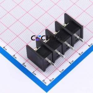 WJ45C-B-9.5-4P Barrier Terminal Block Through hole Component (THT),P=9.5mm Connector Two Sides 9.5mm 1x4P Straight Pin - Product Image 2