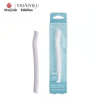 Usine personnalisée importée ensemble de tondeuse à sourcils rasoir épilateur pour le visage avec étui d'emballage en plastique pour la mise en forme des sourcils