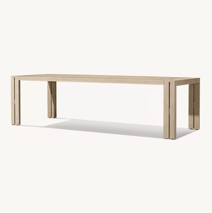 Sassanid – ensembles de Patio de jardin, mobilier d'extérieur d'hôtel de luxe, Table à manger <span class=keywords><strong>en</strong></span> teck Matiran, nouvel arrivage - Product Image 5