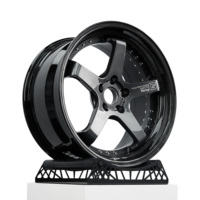 Jante en alliage forgé léger en fibre de carbone KE GT 17-26 pouces 5x120 5x112 5x114.3 5X108 roue de voiture de tourisme pour TE37 VW Golf Racing
