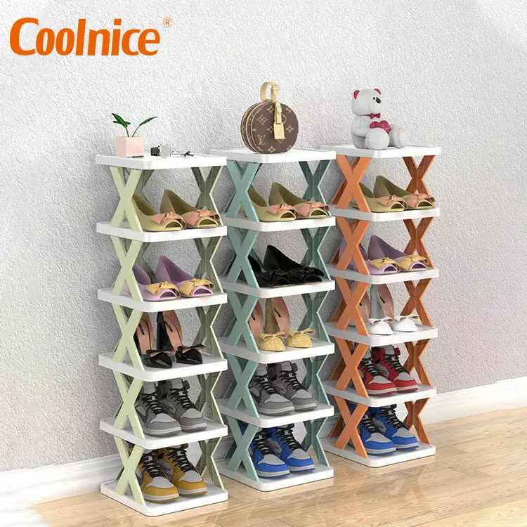 Shoe Rack Multifunction Free Standing Shoe Shelf Foldable Shoe Rack Entryway Storage