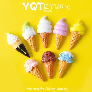 Cabujones de Resina con Forma de Helado, Adorables y en Oferta, para Decoración de Teléfonos, Manualidades, DIY, Accesorios para Scrapbooking - Product Image 2