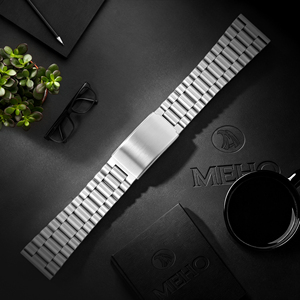 Correa de reloj de titanio plateado, correa magnética de repuesto para uso diario y de negocios - Product Image 1