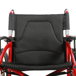 Silla de ruedas para discapacitados para ancianos, silla de ruedas ortopédica para inodoro cromada chapada en acero portátil plegable - Product Image 2