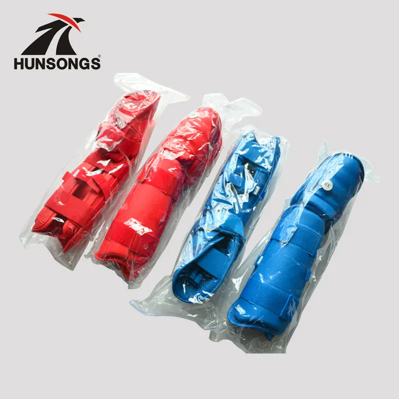 Hot china products wholesale Custom Logo Cotton karate shin pads manufacturers for sale