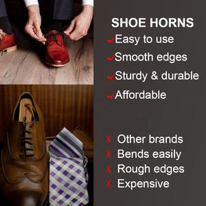 Longue cuillère à chaussures en acier inoxydable en métal à <span class=keywords><strong>long</strong></span> manche klaxon de chaussure aide à chaussures robuste pour femmes, hommes - Product Image 4