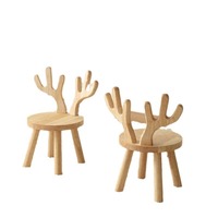 Petit tabouret en bois massif de style nordique, chaise à dossier pour la maison, tabouret pour enfant, repose-pieds pour changer de chaussures, tabouret bas pour la maison, Chine