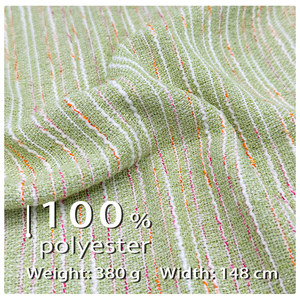 La nueva tela de Tweed tejida teñida a rayas está hecha de hilo y es adecuada para ropa actualmente <span class=keywords><strong>en</strong></span> stock - Product Image 2