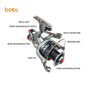<span class=keywords><strong>Moulinet</strong></span> <span class=keywords><strong>de</strong></span> <span class=keywords><strong>pêche</strong></span> à double frein, 38 LB, 5BB, <span class=keywords><strong>meilleur</strong></span> en stock, libération avant et arrière, imitation CNC, poignée, appât en eau salée, pour course - Product Image 4
