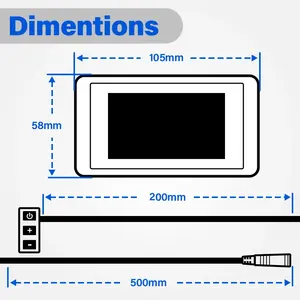 C961จักรยานไฟฟ้าสำหรับ Bafang BBS01B/BBS02B/bbshd มอเตอร์ขนาดกลางจอแสดงผล LED 48โวลต์24โวลต์ชุด<span class=keywords><strong>แปลง</strong></span> Uart DC สำหรับจักรยานไฟฟ้าจักรยานไฟฟ้า - Product Image 5