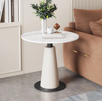Table d'appoint moderne italienne en dalle de roche, table d'appoint pour salon, table basse de réception d'hôtel