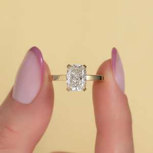 トレンドデザインIGI GIA認定HPHT CVD VVVS1ラボ成長オーバルカットダイヤモンド1CT-6CT 14K 18Kソリッドゴールドジュエリーエンゲージメントリング女性 - Product Image 2