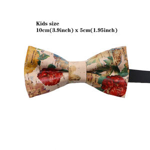 Novela <span class=keywords><strong>pajarita</strong></span> de madera para hombre mujer <span class=keywords><strong>corcho</strong></span> Bowknot Retro madera hecha a mano pajaritas fiesta diaria accesorios de boda mariposa al por mayor - Product Image 6