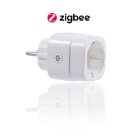 Bilihondim EU Mini Zigbee Plug Dimmer 200W Compatible Google Assistant 1 Canal Portée 30m Contrôle Sans Fil Installation Facile