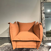 Lazy Person Sofa Quadratischer Moderner Einzelsessel für Schlafzimmer, Balkon, Freizeit, Wohnzimmer, Kreativer Persönlichkeits-Loungesessel