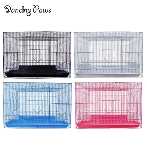 Jaula Grande para Aves Dancing Paws Jaula Cuadrada Plegable de Alambre de Hierro Metálico para Loro con Bandeja 60x40x40cm Estilo Simple y Ecológico - Product Image 5