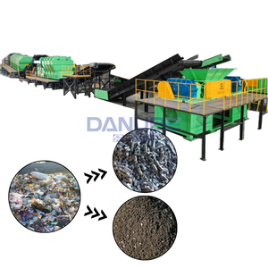 Ligne de tri des déchets de construction, usine de recyclage des déchets municipaux, machine de tri des déchets - Product Image 1