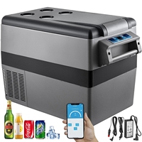 Tsjechische, Poolse, Duitse draagbare kleine autovriezer 45L mini autovriezer koelkast 45W auto koelkast koeler 12V koelkast vriezer AC/DC