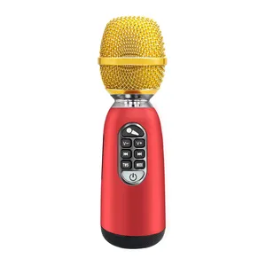 Karaoke 20W hoparlör mikrofon L1238 taşınabilir kablosuz mikrofon profesyonel sahne performansı kondenser mikrofon aile Ktv