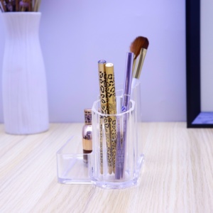 Wholesale Clear make up brush Manufacture Acrylic Makeup Cosmetic Organizer - Product Image 5