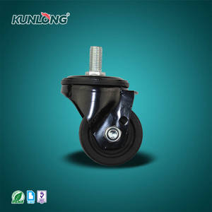 Schwarz 600kg Kapazität Heavy Duty Gewindes tiel Caster SK6-B75105S-PP + Fiberglas Wheel Box Verpackung - Product Image 4