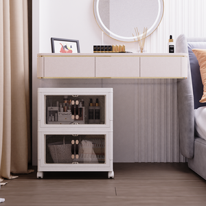 กล่องเก็บของทรงสี่เหลี่ยมขนาดใหญ่แบบพับได้สำหรับใช้ในครัวเรือนภาชนะพลาสติกใสหนาแบบฉีด - Product Image 6