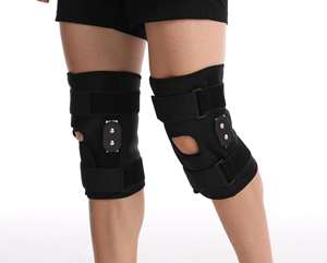 <span class=keywords><strong>Rodillera</strong></span> articulada con correa ajustable y estabilizadores <span class=keywords><strong>laterales</strong></span> de rótula, y coderas y protectores <span class=keywords><strong>laterales</strong></span> antideslizantes - Rodilleras <span class=keywords><strong>para</strong></span> alivio del dolor - Product Image 6