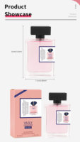 100ml NO.063 Parfum Floral pour Femme, Eau de Toilette Originale en Spray, Parfum Premium Longue Durée, Directement de l'Usine, Pour Femme