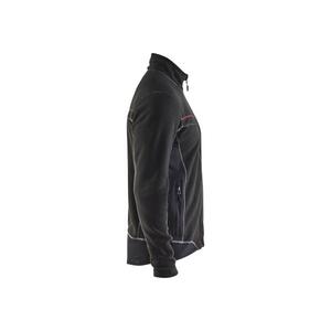 BLAKLADER-Veste en micro polaire 499710109900M Noir-VESTES DE TRAVAIL EAN 7330509432037 VESTES D'HIVER SOFTSHELL ET REMBOURRÉES - Product Image 4