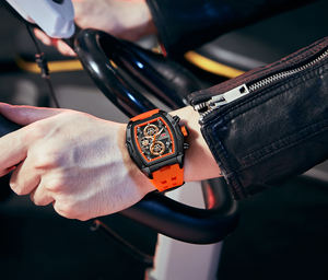 ミニフォーカスブランド0473Gメンズファッション時計relogio masculinos de luxoシリコンバンド男性高級時計 - Product Image 5