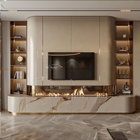 Lit double California King Size de luxe, avec grande tête de lit, en bois de haute qualité, design moderne, hypoallergénique, pour hôtel et appartement.