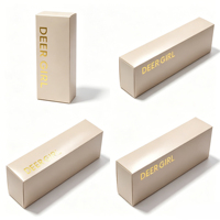 Boîte en papier mince avec logo personnalisé en feuille d'or, emballage haut de gamme pour champagne, cosmétiques, soins de la peau et produits de beauté