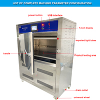 Cámara de Envejecimiento UV para Laboratorio, Cámara de Prueba de Envejecimiento Acelerado QUV, Lámpara UV, Máquina de Envejecimiento para Laboratorio