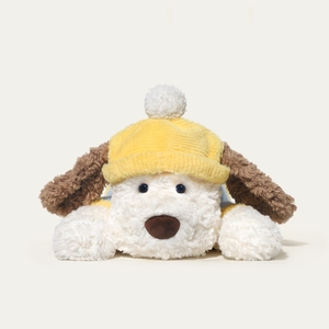 Peluche de Perro Rubey de Diseño Original, <span class=keywords><strong>Cachorro</strong></span> de Peluche Vestido, Animal de Peluche Suave, Muñeco de Perro Sentado o Acostado, Precio de Fábrica - Product Image 1