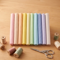Feutre acrylique doux et respirant, tissu très épais, couleurs assorties, imperméable, 100 % polyester, carrés pour travaux manuels et couture DIY