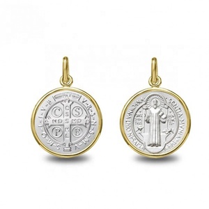 Carte ronde avec pendule, 13 pièces, religieux, bouddhiste, jésus, st-français, prière, musulman, chaîne en or, - Product Image 3