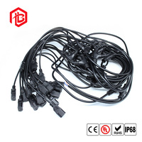 Connecteur de prise secteur étanche et durable avec boîtier scellé sécurisé pour l'éclairage extérieur et les appareils industriels