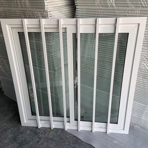 Fenêtre coulissante en PVC pour maison conteneur 1100x920mm, verre trempé simple 5mm avec moustiquaire et <span class=keywords><strong>barre</strong></span> de sécurité - Product Image 1