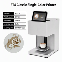 Impresora 3D Multifuncional de Alimentos con Tinta Comestible, Máquina de Café para Imprimir Latte Art, Espuma de Cerveza y Pasteles