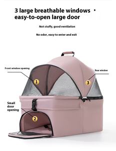 IATA Certificado Ultraligero <span class=keywords><strong>Avión</strong></span> Aluminio Mascota Cochecito de viaje Desmontable Aerolínea Portador Plegable Ligero para - Product Image 6