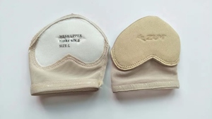 รองเท้าเต้นรำแบบครึ่งพื้นสำหรับบัลเลต์และเต้นลีริคอล พร้อมแผ่นรองฝ่าเท้า - Product Image 3