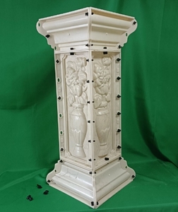 Moldes populares de plástico de pedestal de hormigón de 20 cm para decoración de jardín - Product Image 4